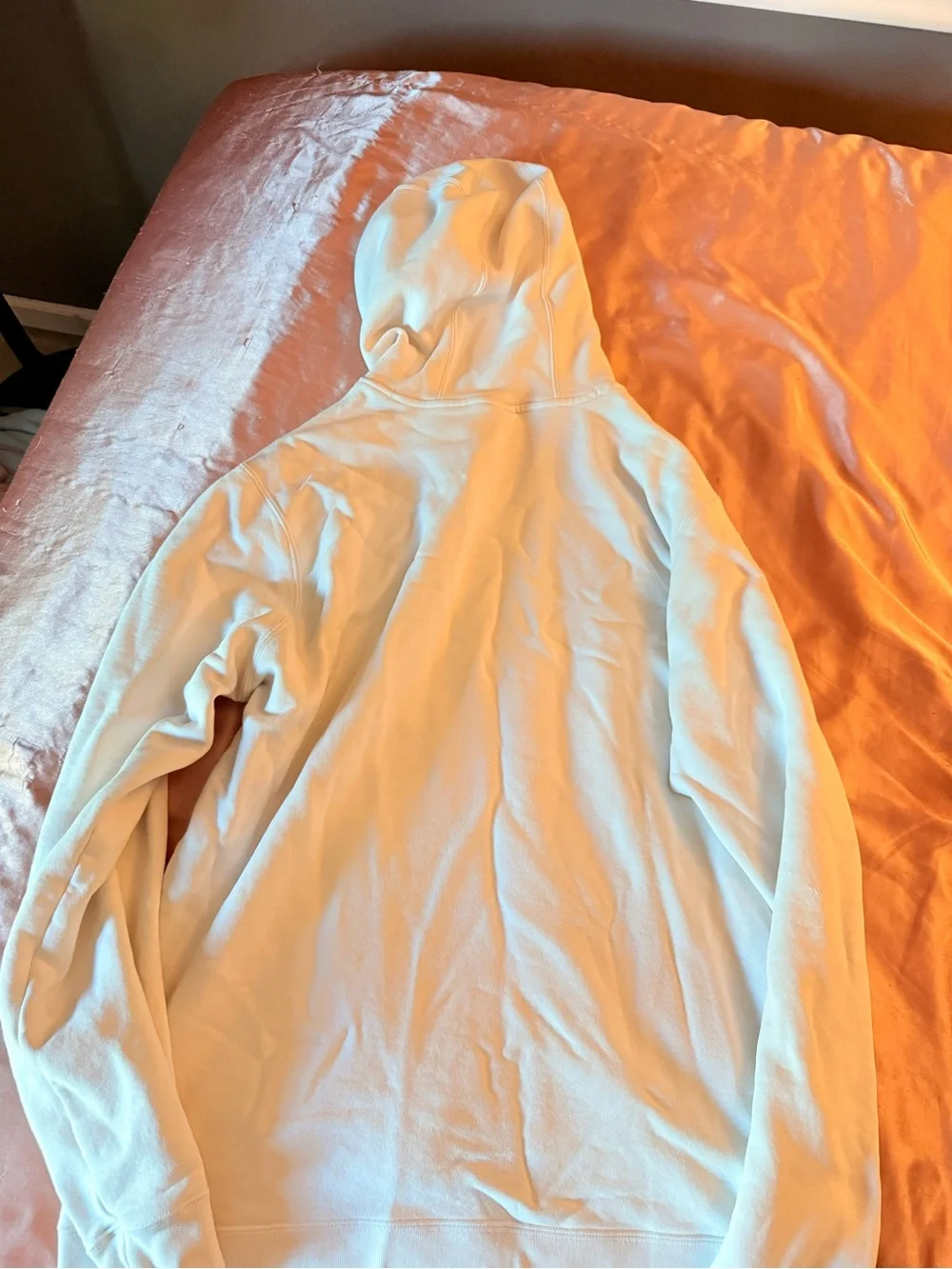 Nike White Hoodie with Black Logo